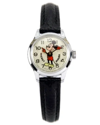 Vintage Bradley Mickey Mouse Watch 1972 Swiss Made Mechanical