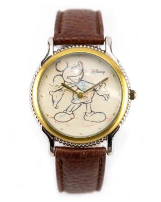 Disney Mickey Mouse Sketch Dial Quartz Watch