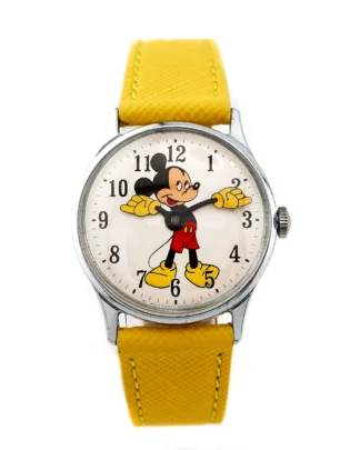 Mickey Mouse watch with yellow strap