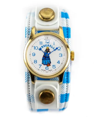 Colourful children's watch with character design.