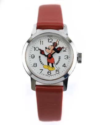Vintage Bradley Mickey Mouse Watch 1972 Swiss Made Mechanical