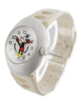 Vintage Bradley Mickey Mouse Watch 1972 Swiss Made Mechanical 34mm