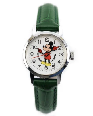Vintage Bradley Mickey Mouse Watch 1972 Swiss Made Mechanical
