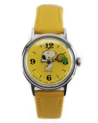 Vintage Snoopy Tennis Watch | 1970s | Manual-Wind | Peanuts Character Dial