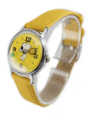 Vintage Snoopy Tennis Watch | 1970s | Manual-Wind | Peanuts Character Dial