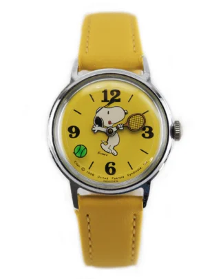 Vintage Snoopy Tennis Watch | 1970s | Manual-Wind | Peanuts Character Dial