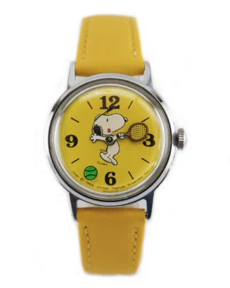Vintage Snoopy Tennis Watch | 1970s | Manual-Wind | Peanuts Character Dial