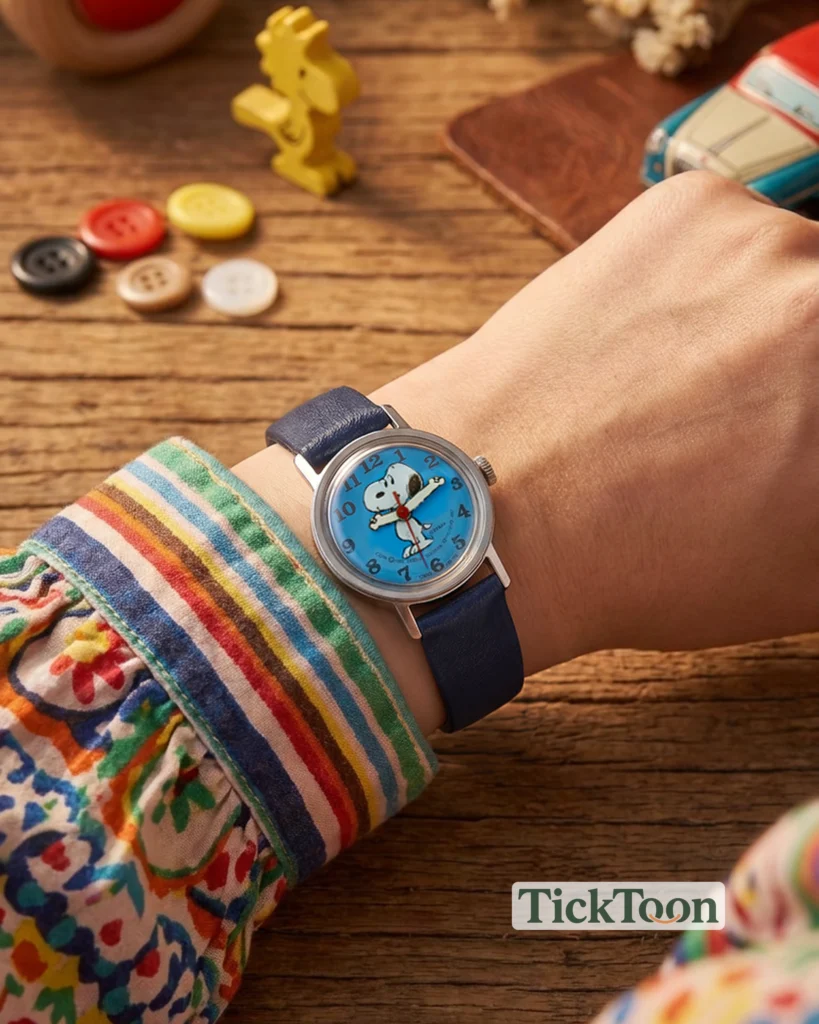 ساعة &laquo;سنوبي&raquo; على المعصم من مجموعة TickToon.